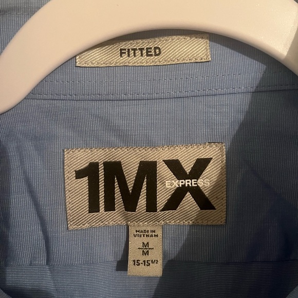 Express | Fitted Dress Shirt Size Medium - Picture 2 of 4
